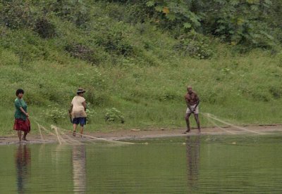 Fishing in the river