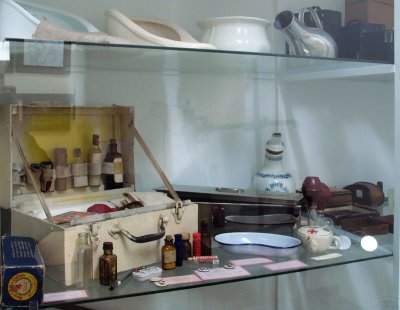 Old medical equipment in the museum