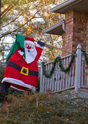 A neighbor's  Santa flag.jpg