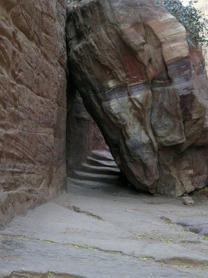 At the begiinningn of the climb to the top or Petra .jpg
