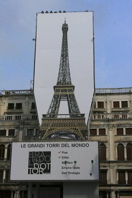 Billboard on the Clock Tower
