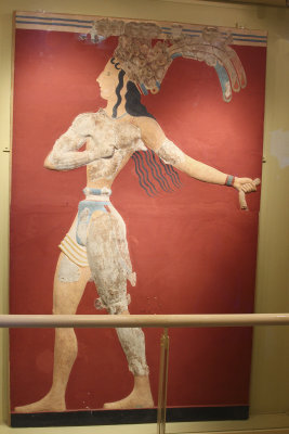 Crete  - Prince fresco from Knossos - original in Heraklion Museum .jpg