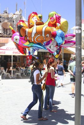 Crete - Balloon girls in Heraklion Crete .jpg