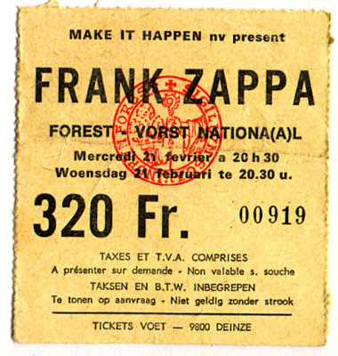 Frank Zappa live in 1979