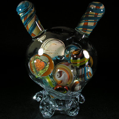 Bunny Tron Size: 5.53 Marbles - 0.52 - 1.08 Price: SOLD