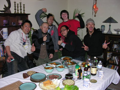 Aki, Teppei, Take, Ryo, Brendon and Ken.
