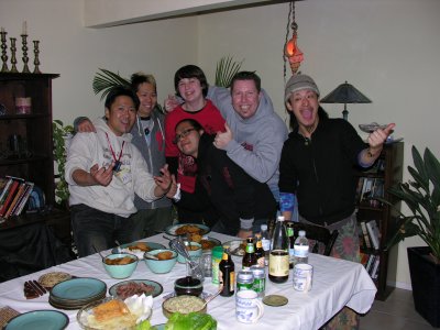 Goofy guys, we laughed hard at times, had a blast. Thurs night they cooked their famous Japanese curry and Aki grilled steak.