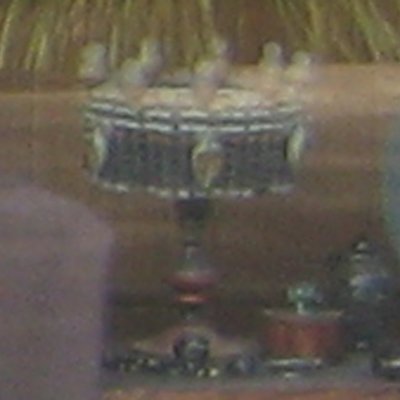 Vessel by Happy Harold, displayed in Aki's window