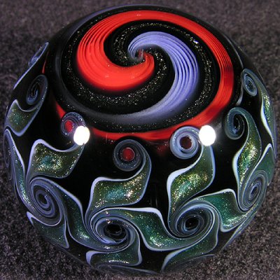 The grey in the swirl is a new sparkly color called 'Steel Wool', and I LOVE it.