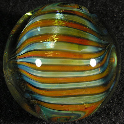 Alternating silver and gold fumed lines are so, SOOO shiney and bright!