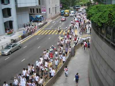 Cantonese Protest in Hong Kong