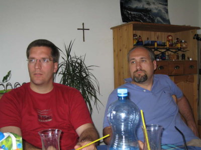Mai 2008, Waasems und Pasztelyaks bei uns