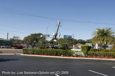 Car vs. Electric Pole