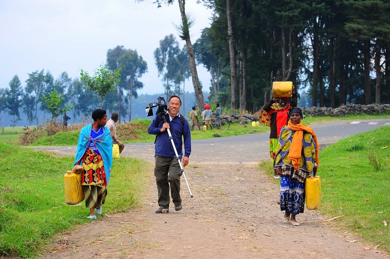birding with local people