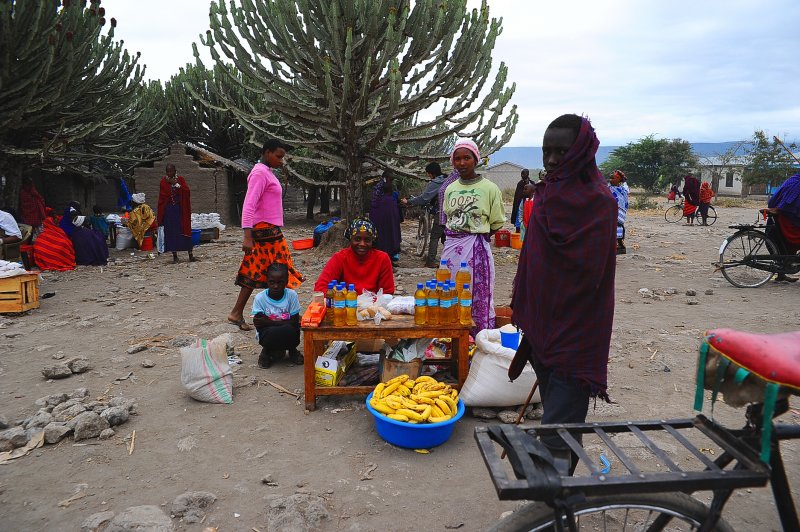 Maasai market near Mto Wa Mbu