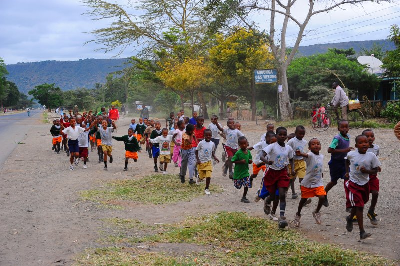 students of Mto Wa Mbu