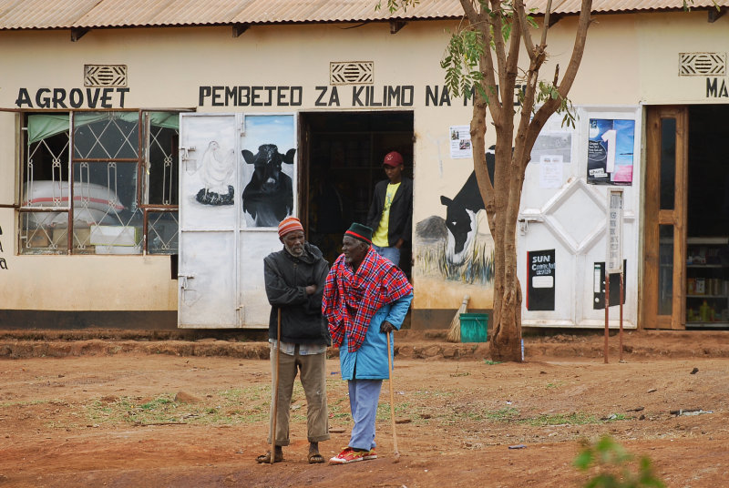 on the road to Ngorongoro