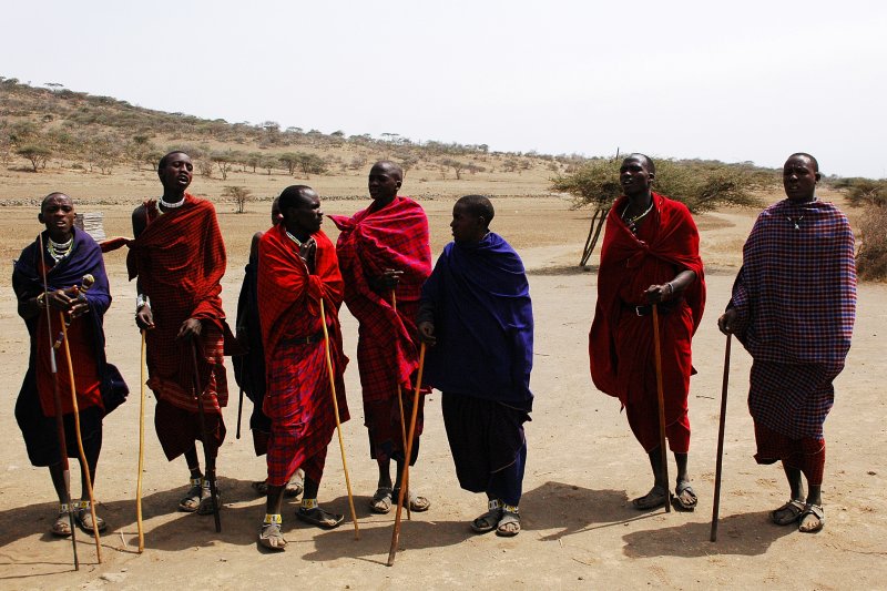 Maasai men