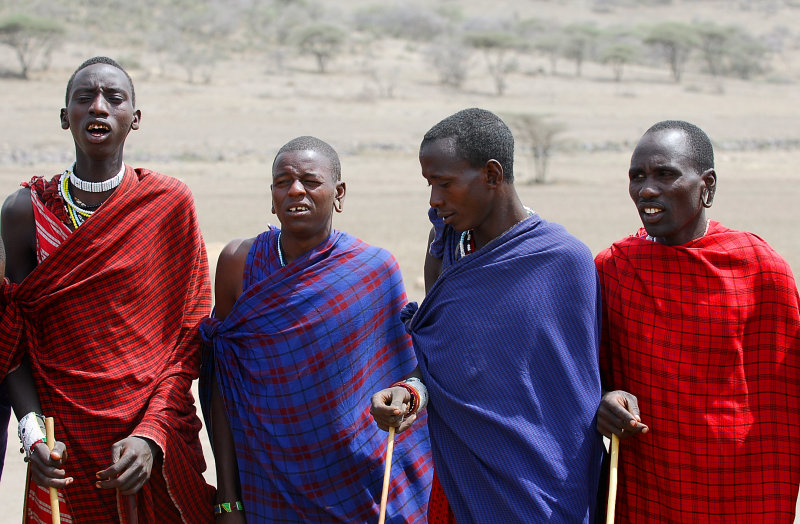 Maasai men