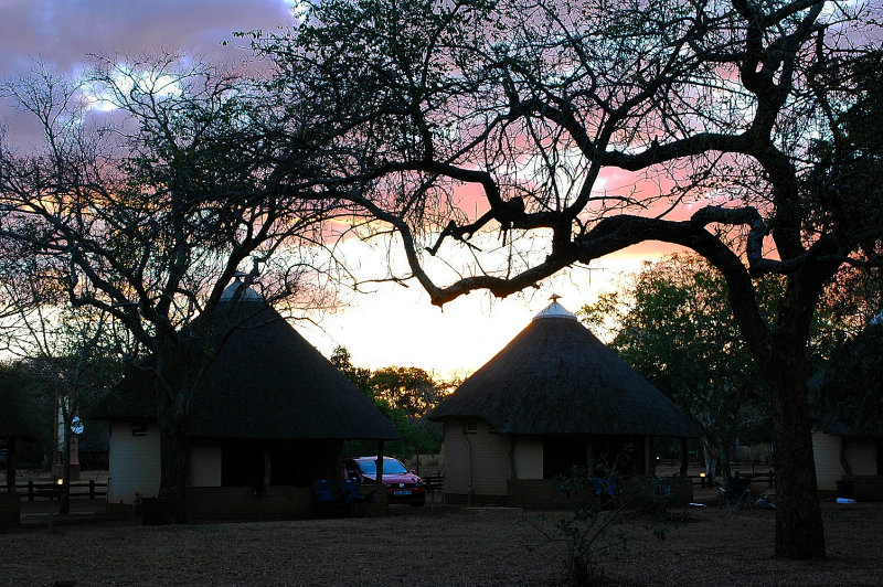 Sunset over Satara Campsite 09/07