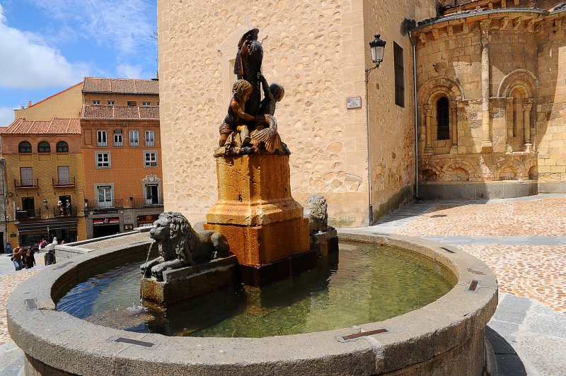 San Martin square.Segovia