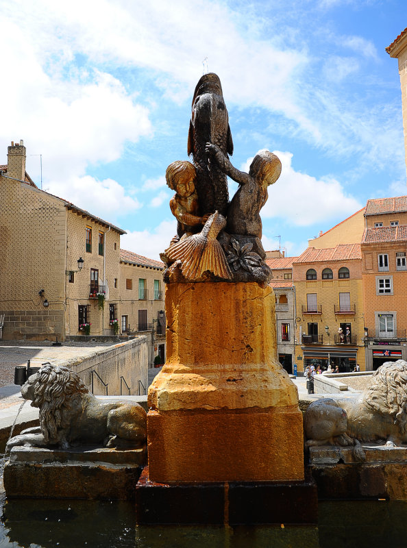 San Martin square.Segovia