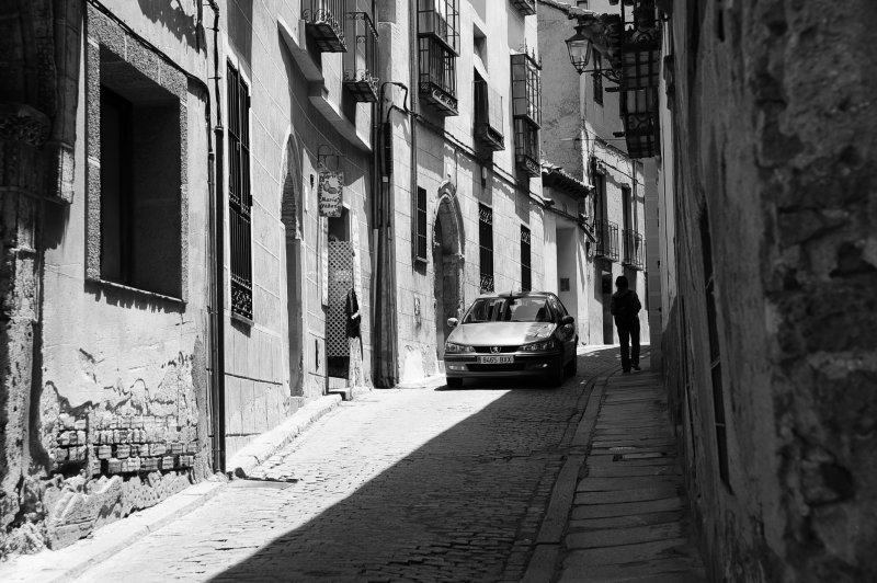 Calle de Daoiz.Segovia