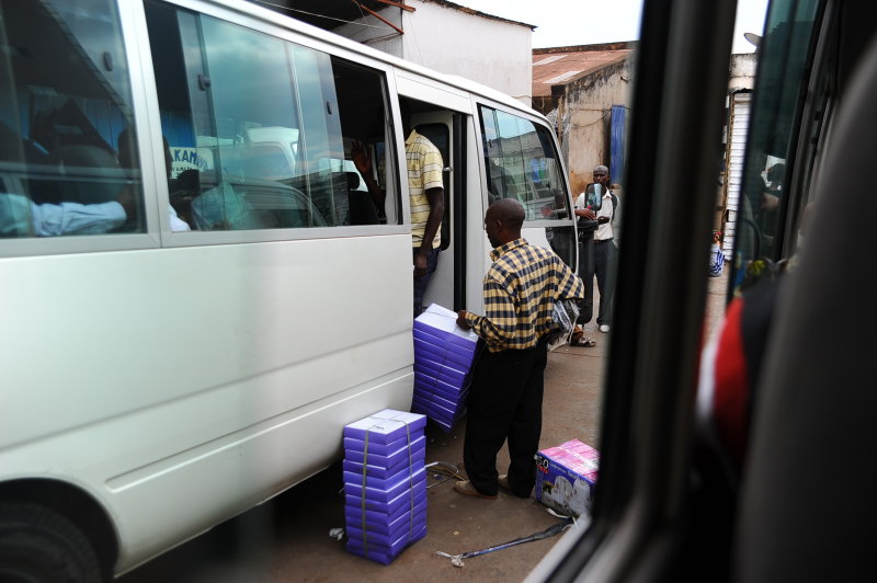 Onatracom bus station . Kigali