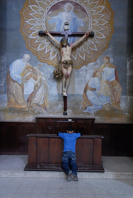 Inside the Cathedral.San Pedro Sula