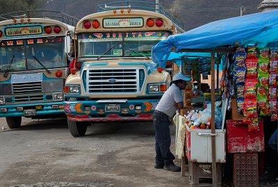 Chicken Bus. Antigua.