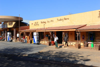 Clarens town.Western entrance N.P