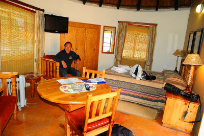 Rondawel double bed at  Glen Reenen rest camp