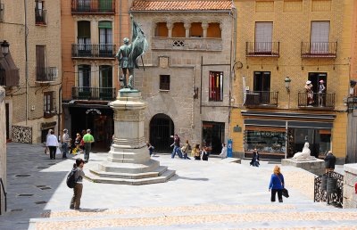 San Martin square.Segovia