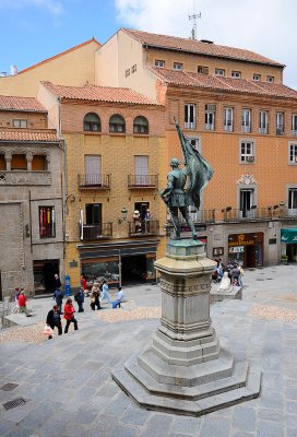 San Martin square.Segovia