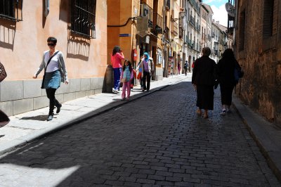 Calle de Daoiz.Segovia