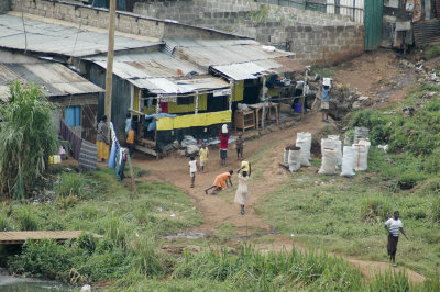 Outskirt of the slum