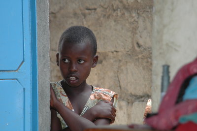 One of the young girls
