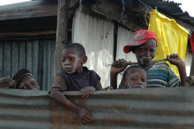 Painted mud faces