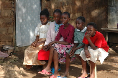 young girls watching