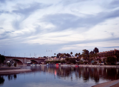 Lake Havasu City on the canal