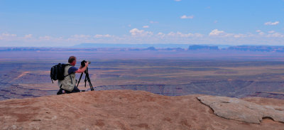 Dave at San Juan River Overlook