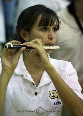 Georgia Tech Yellow Jackets band member