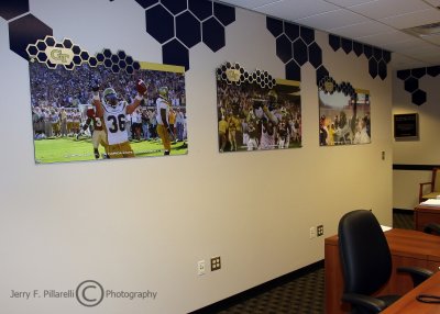 Hall outside Head Coach Johnsons office (all three images are mineanother selfless plug)