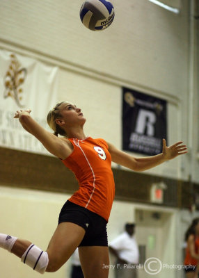 Bears S Gebben jump serve