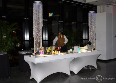 Bar in the VIP section