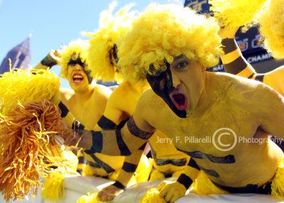 Georgia Tech fans go crazy in the North end zone