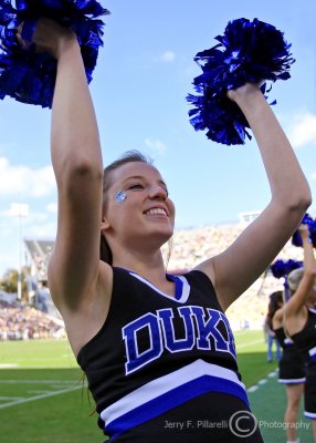 Duke Blue Devils Cheerleader