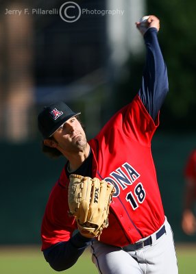 Wildcats middle reliever Eric Berger