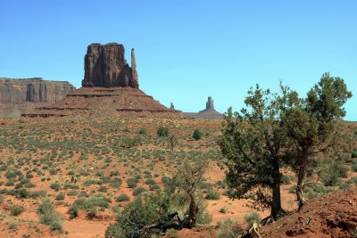 West Mitten, The King on his Throne and Castle Butte