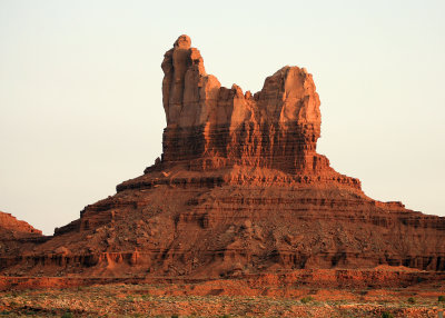 The Setting Hen formation at sunrise